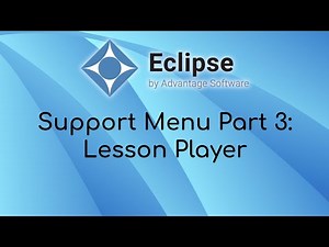 Support Menu part 3: Lesson Player