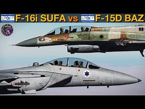 F-16i SUFA vs F-15D BAZ: Dogfight (Crazy 270º Python-5 Kills) | DCS