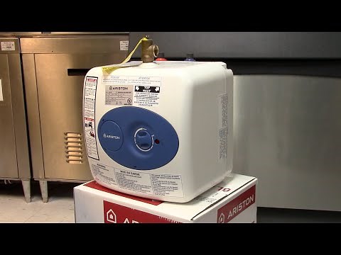 How to install a small electric water heater SharkBite PEX Ariston GL4S