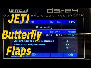 RC-JETI BUTTERFLY SETUP - Jeti Butterfly Setup for Flaps