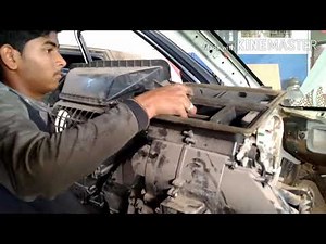 Heating and cooling coil replace work of Maruti Suzuki swift