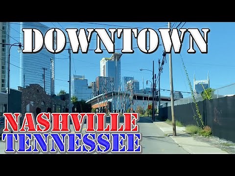 Nashville - Tennessee - 4K Downtown Drive