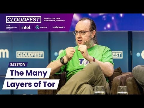 Tor Co-Founder Roger Dingledine on Internet Privacy and User Anonymity at CloudFest 2025