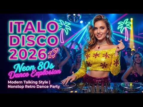 Italo Disco 2026 🔥 Live DJ Set | 80s Retro Disco Mix 🎧 Neon Dance Party Vibes