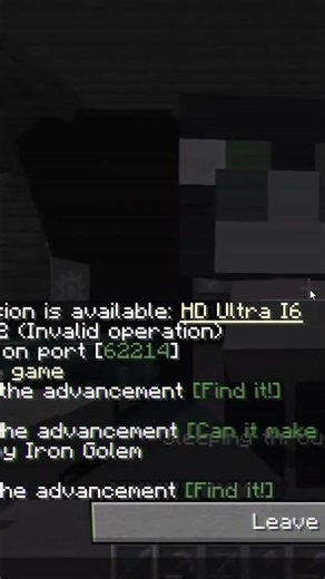 Sleep paralysis 💀 #minecraft