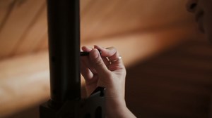 Mount-It! TV Ceiling Mount Bracket, Adjustable Height Full Motion 360 Deg Rotation Tilting Swiveling for Flat Panel LCD LED OLED Plasma TVs, Fits up to 75 Inch 110 Pound Capacity, Black (MI-509B)