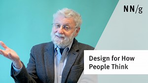 Design for How People Think (Don Norman) (Video)