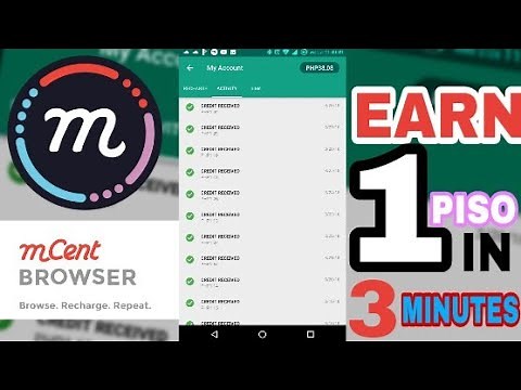 Mcent Browser | Earn 1000 points in 3 Minutes