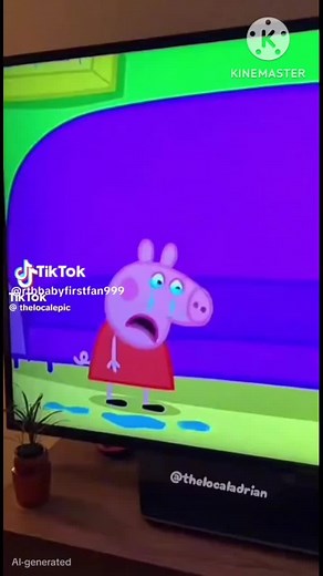I Speeding Up Sora 2 Child Abuse Cartoon's Video Used [FSBC SFX] When She Cries Peppa