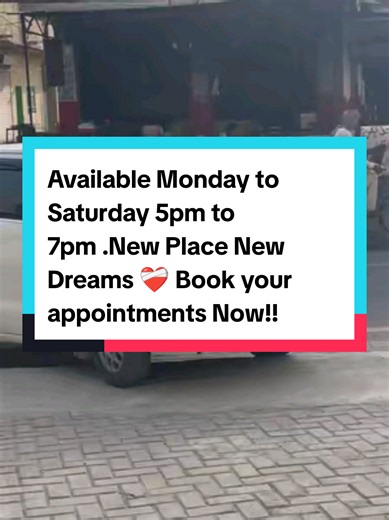Available Monday to Saturday 5pm to 7pm .New Place New Dreams ❤️‍🩹 Book your appointments Now! #sadadoctor #500k #tiktokshorts #foryou #trending