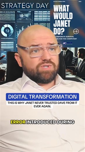 Jason | Consultant on Instagram: "A darkly accurate corporate satire about IT migrations, accounting reality, and the moment trust quietly dies. When Dave from IT migrates the trial balance and it no longer balances, he dismisses it as a “simple issue” and asks Janet to log a ticket. Instead, Janet rebuilds the numbers herself, identifies the exact mapping error, and documents the failure with surgical precision. This episode exposes the fault line between IT optimism and financial truth - and e