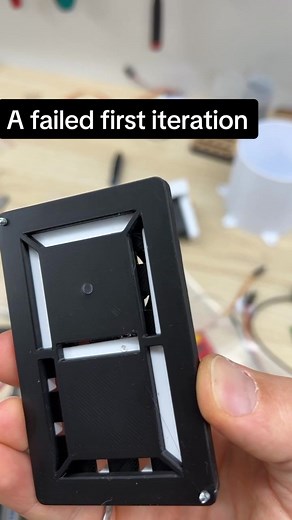 It pretty much never works the first time but it’s not bad for day one- I have spent some time playing around with it and know how I’ll fix it tomorrow! #engineering #designprocess #mechanicalengineering #mechanism