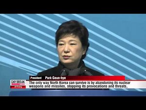 Pres. Park Urges N. Korea to Abandon its Nuclear Weapons in Cheonan Anniversary Speech
