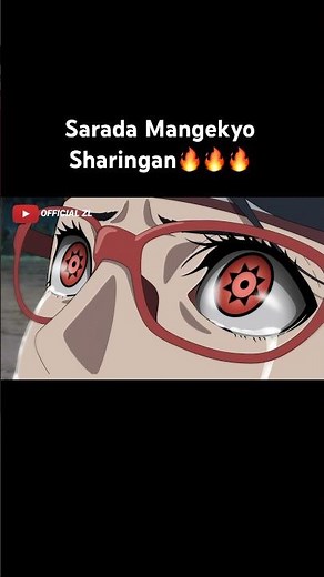 Sarada awakens the Mangekyo Sharingan