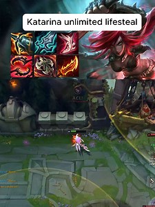 Katarina unlimited lifesteal build for League of Legends