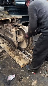 Removing a wheel and track components from an excavator . Heavy equipment spare parts #maintenance #repair #howto #doityourself #youcandoit #power #catpower #dieselpower #preventivemaintenance #tips #tricks #engine #mechanic visit us for your #spareparts #sparepart #oem #quality #certified #howitsdone #howitsmade #cyclonlubricants #longmarchtires #drcongo #drc #lubumbashi #kolweizi #likasi #kinshasa #congo | Fast Track Congo