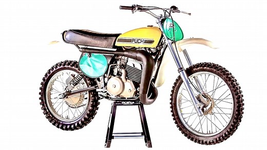 CLASSIC MOTOCROSS IRON: 1976 PUCH MC250 TWIN-CARB HARRY EVERTS REPLICA - Motocross Action Magazine