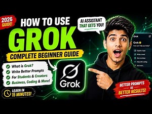 How to Use Grok AI for Beginners (2026) | Complete Grok Tutorial Step by Step