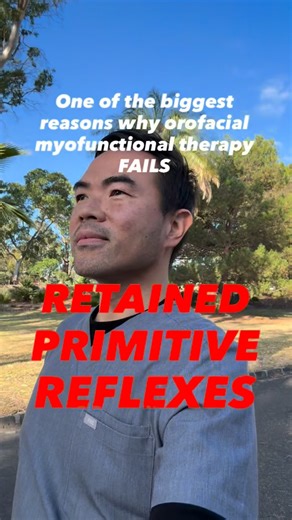 Donny Mandrawa on Instagram: "THE SABOTEUR One of the biggest reasons myofunctional therapy sometimes fails… is because we are treating muscles that are still being controlled by infant survival patterns. Primitive reflexes are automatic movement patterns we are born with. They are meant to help us survive infancy… then naturally integrate as the brain matures. But what happens when they don’t integrate? They don’t just disappear. They hide. And they show up as: 👉 Mouth breathing 👉 Tongue thru