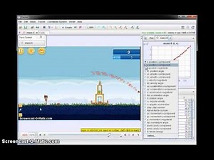 Projectile Motion with Angry Birds for Algebra and Physics classes