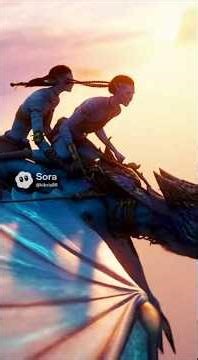 “Epic 3D Aerial Battle in an Alien World | Avatar#cgishorts #fantasycreatures #aerialbattle