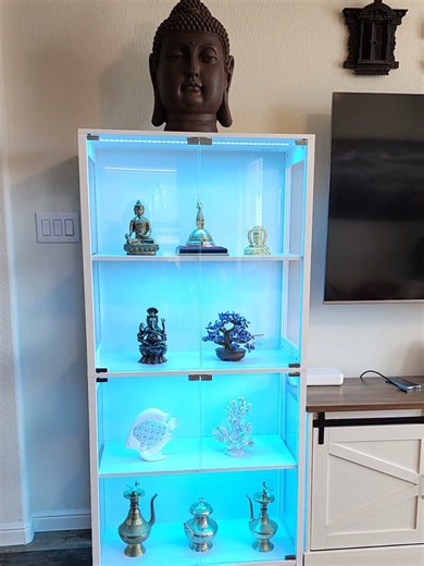 Showcase Your Treasures in Style with Smart Storage Solutions! #displaycabinet #cabinet #furniture #display #tiktokshopcreatorpicks @BROTTAR DIRECT
