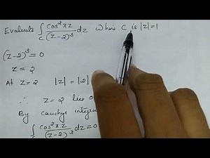Cauchy's integral formula-Solved problems