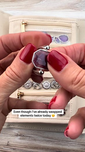 2.6K views · 21 reactions | The best part about interchangeable jewelry is that you can switch it up as many times as you want  #interchangeablejewelry #outfitchange #cantdecide #jewelrythatgoeswitheverything | CONQUERing | Facebook