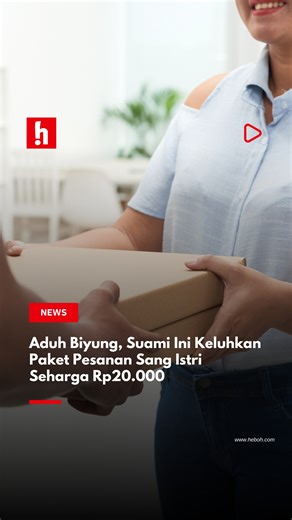 Heboh on Instagram: "Cuplikan unboxing belanja online ini memperlihatkan dinamika kecil dalam rumah tangga. Di tengah momen istri membuka paket pesanan onlinenya, terdengar respons suami dari balik kamera yang dinilai kurang pantas untuk diucapkan di ruang keluarga. Bukan soal isi paketnya, melainkan cara berbicara yang memunculkan pertanyaan soal etika komunikasi, terlebih saat anak yang masih kecil berada di situ. #hebohdotcom"