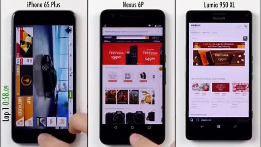 iOS、安卓和Win10三大系统速度对比，谁能笑到最后？