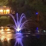 RGB Underwater Pond Lights, 20 Colors Dimmable Submersible Led Fountain Lights with Timer, IP68 Waterproof with Remote Control for Outdoor Ponds Aquarium Garden Pool (Set of 4)