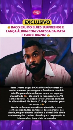 BACO EXU DO BLUES SURPREENDE E LANÇA ÁLBUM COM VANESSA DA MATA E CAROL BIAZIN!