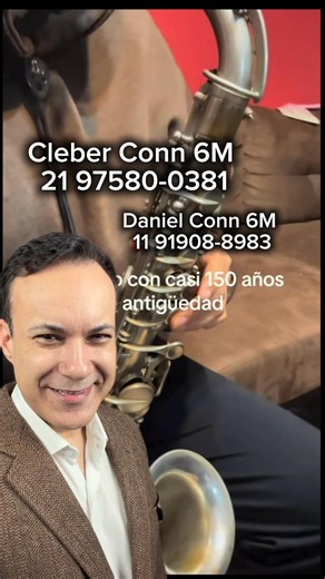 Saxofone de 150 anos Conn
