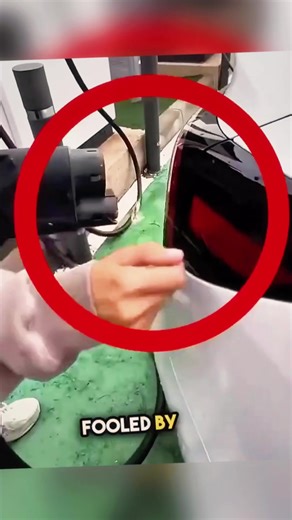 Tesla Charging Prank: Changing Colors on Display