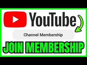 How To JOIN Channel Membership On YouTube (QUICK & EASY) 2026