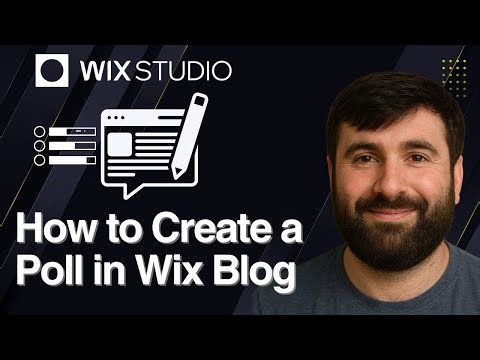 How to Create a Poll in Wix Blog | Wix Studio Tutorial