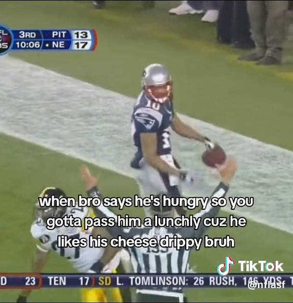 i like my cheese drippy bruh #nfl #nflmemes #lunchly #real #bro