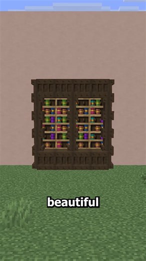 beautiful bookcase in minecraft #minecraft #hypecraft #fyp #fyr #on | chiseled bookshelf minecraft