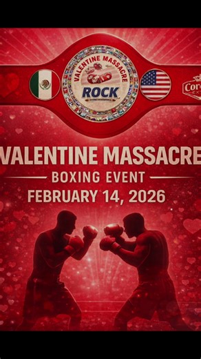 The Salinas Rock boxing gym cordially invites all coaches and boxers to participate in the Valentine Massacre event, where all fights will compete for the beautiful, special Valentine belt at Salinas Rock boxing gym on February 14, 2026, at 285 E. Alisal St, Salinas, California. Registration is $10 per fighter, including hand wraps and snacks. Weigh-ins commence at 7 am, with the doctor's arrival at 11 am, and the show begins at 12 pm. For pre-matching information, kindly contact Coach Danny Cor