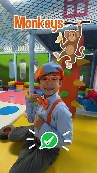 Baby Blippi and Baby Meekah Play Animal Charades in the Playground! #shorts