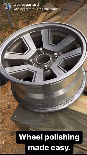 DIY Wheel Polishing Machine. Made out of scraps from under my deck.