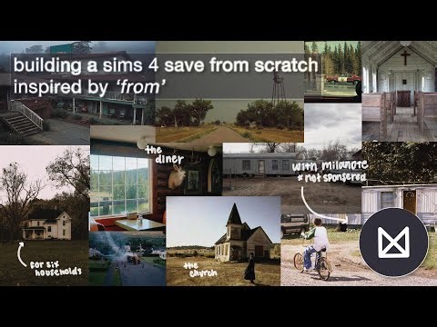 creating a town they can't leave🌲꩜｡ eerie sims 4 save file planning & lore