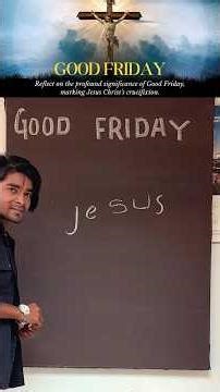 Good Friday Jesus Drawing ✝️ #goodfriday #jesus #jesuschrist #jesuslovesyou #jesuscristo