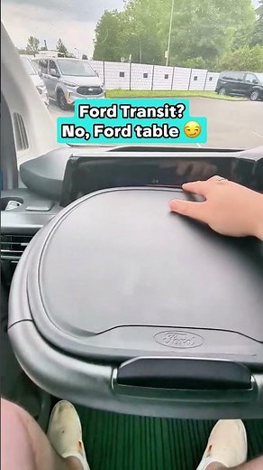 The new Ford Transit has the coolest interior feature!