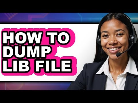 How to Dump Lib File (easy Method)
