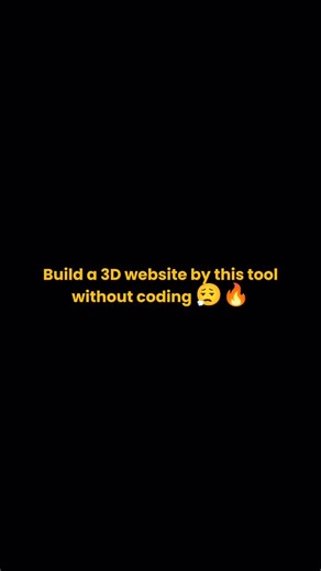 Tishant Agrawal on Instagram: "🤯 Build a 3D website without writing a single line of code! This tool lets you design stunning, interactive websites in minutes — perfect for portfolios & startups 🚀 Want the tool link & demo? 👉 Follow @Pluto.Stack & @pluto.academyy and comment “LINK” — I’ll send it to you in DM 📩 #NoCode #WebDesign #3DWebsite #TechTools #PlutoStack"