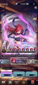 Invocation Erza Knightwalker sur Fairytail Wizard Chronicle !