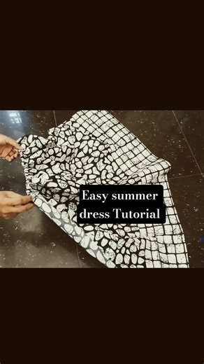 DIY Backless dress tutorial #fashion #summerdress #slowfashion #handmade #dressootd #sewingtutorial