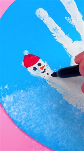 Whimsical Hand-Painted Snowman Adventure! ☃️✨