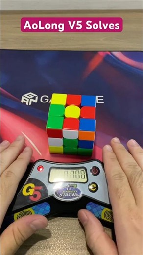 Test Solves Moyu AoLong V5 #rubikscube #moyucube #moyu #aolongv5 #solving #cubing #speedcubing